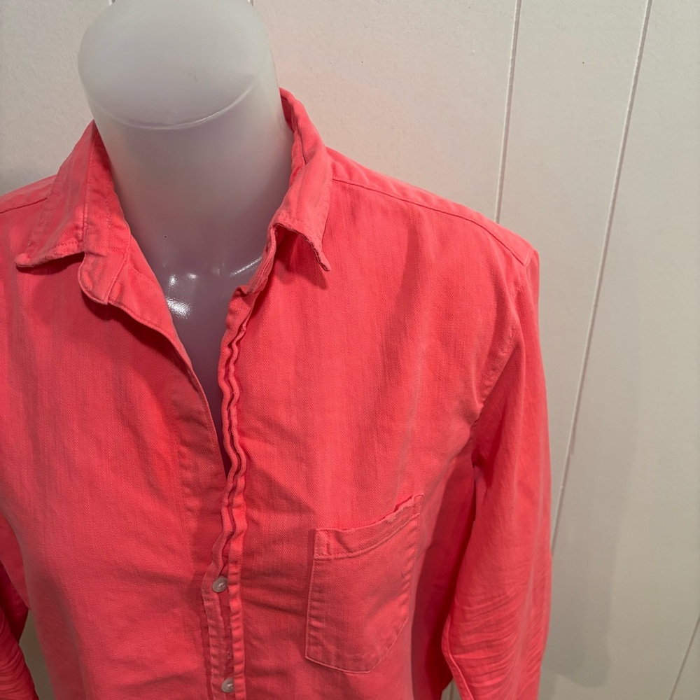 Frank & Eileen Vibrant Pink Shirt Dress - Picture 7 of 9